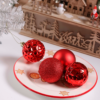 ESFERAS DE NAVIDAD 24 UNIDADES 6 CM ROJO - Imagen 2